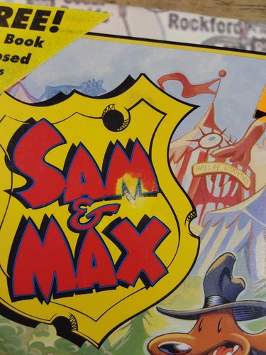 SAM & MAX Hit The Road PC CD-ROM Big Box Full Talkie (LucasArts 1993) COMPLETE - Picture 7 of 24