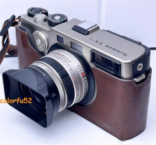 Black Lens Hood with Cover Aluminum Lens Hood for Hasselblad Xpan Fujifilm TX-1 - Picture 9 of 9