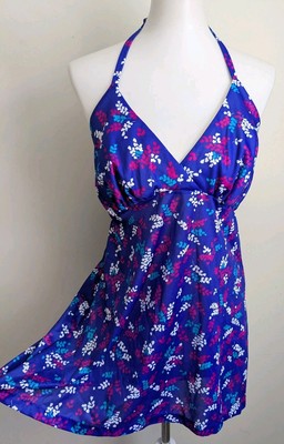 Vintage 70s 80s JC Penney Blue Floral Swim Top Dress Fits 12 14 Union USA Retro | eBay Vintage 70s 80s JC Penney Blue Floral Swim Top Dress Fits 12 14 Union USA Retro | eBay