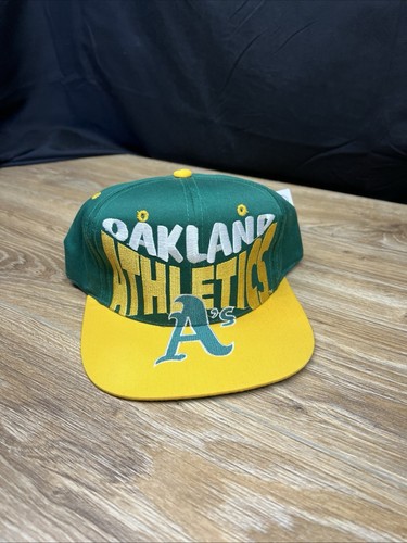 VINTAGE Oakland Athletics Hat Cap Snap Back Logo 7 MLB Baseball See Desc Fr Cond - Picture 2 of 14