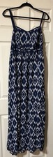 Torrid Women's Size 1X Maxi Lined Sheer Sundress Empire Waist Boho Beach Cruise