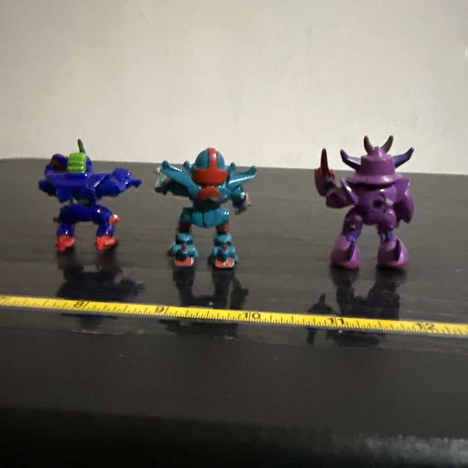 Lote de 3 Micro Máquinas Z-bots Mingo Xeno & Zerot Años 90 Galoob LGTI Foto 3 de 4