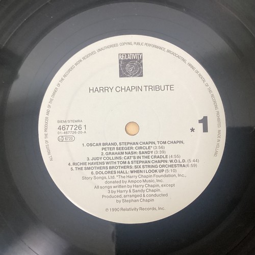 Various Artists - Harry Chapin Tribute - Folk LP - Picture 4 of 7