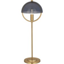 Robert Abbey Mavisten Edition Copernica Table Lamp, Lacquer Brass/Smoke - 600