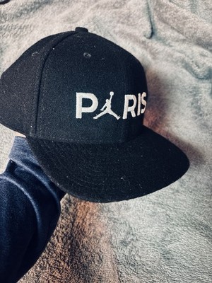 Jordan x Paris Saint-Germain PSG Cap Black Adjustable Strapback