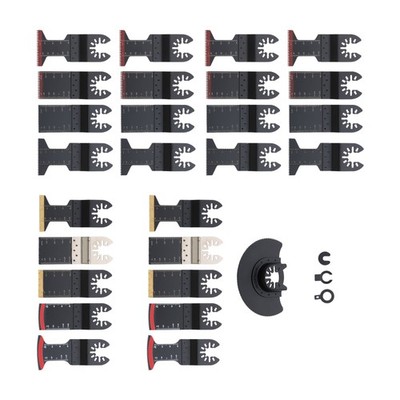 For Wood Plastics Metal 30Pack Universal Quick Release Multitool Kits Saw Blades