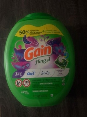 Gain Flings Laundry Detergent Pacs, 112 Count (Pack of 1)