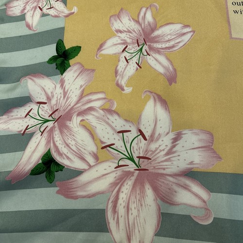 Vtg Kentucky Derby Museum-Churchill Downs Mint Julep Recipe Souvenir Scarf 35" - Picture 7 of 11
