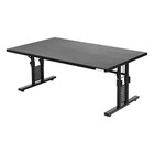 Bauhutte Low Desk Height Adjustable Gaming Desk Low Type Width 100 x Depth  366