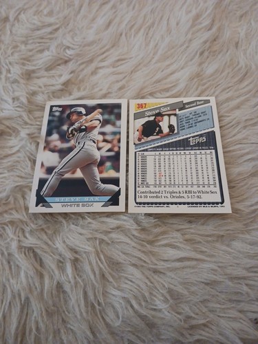 Lot Of 2 1993 Topps Steve Sax #367 - Bild 2 von 2