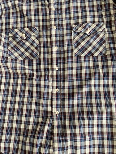 Levi's Shirt Mens XL Plaid Button Down Long Sleeve Western Vintage-Lot Of 2 - Picture 16 of 24