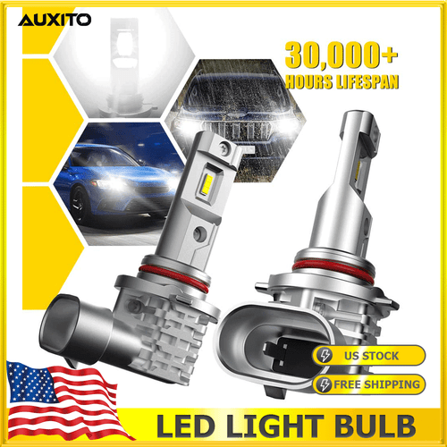 2X 9005 HB3 Headlight LED Bulbs Kit 6500K Xenon White High/Low Beam Lamp CANBUS