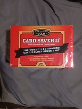 Cardboard Gold Card Saver 2 Holder - 200 Count CHEAPEST PRICE!!! Unopened 