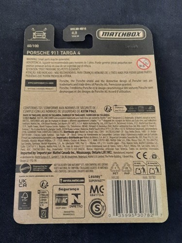2024 Matchbox Porsche 911 Targa 4 - Picture 2 of 8