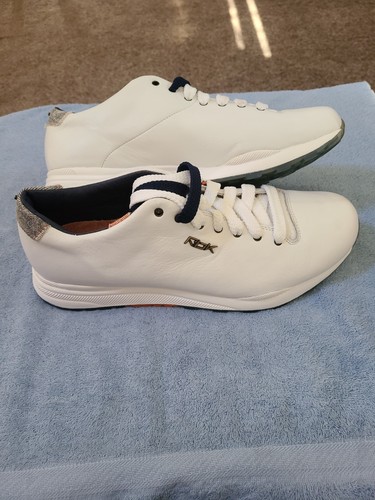 Zapatillas de golf Reebok Hexalite blancas zapatos, RB 701 PYE 6-1667768, para hombre 12, NUEVAS - Imagen 7 de 11