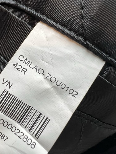 Calvin Klein Men’s 42R Charcoal Gray Pea Coat Quilted Lining Wool Jacket - Picture 8 of 9