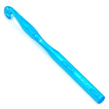 9mm Ergonomic Handle Crochet Hook for Arthritic Hands Colorful Transparent