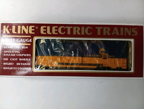 K-Line Trains K-640802 CHESAPEAKE & OHIO Classic Boxcar In Original Box - Picture 2 of 13