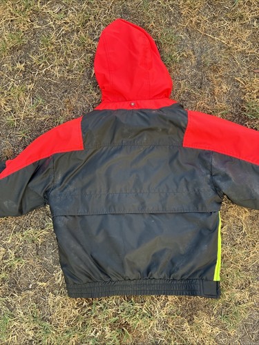 Vtg White Stag Bright Colorful Red Yellow Black Pullover Ski Jacket Sz Small - Picture 7 of 12