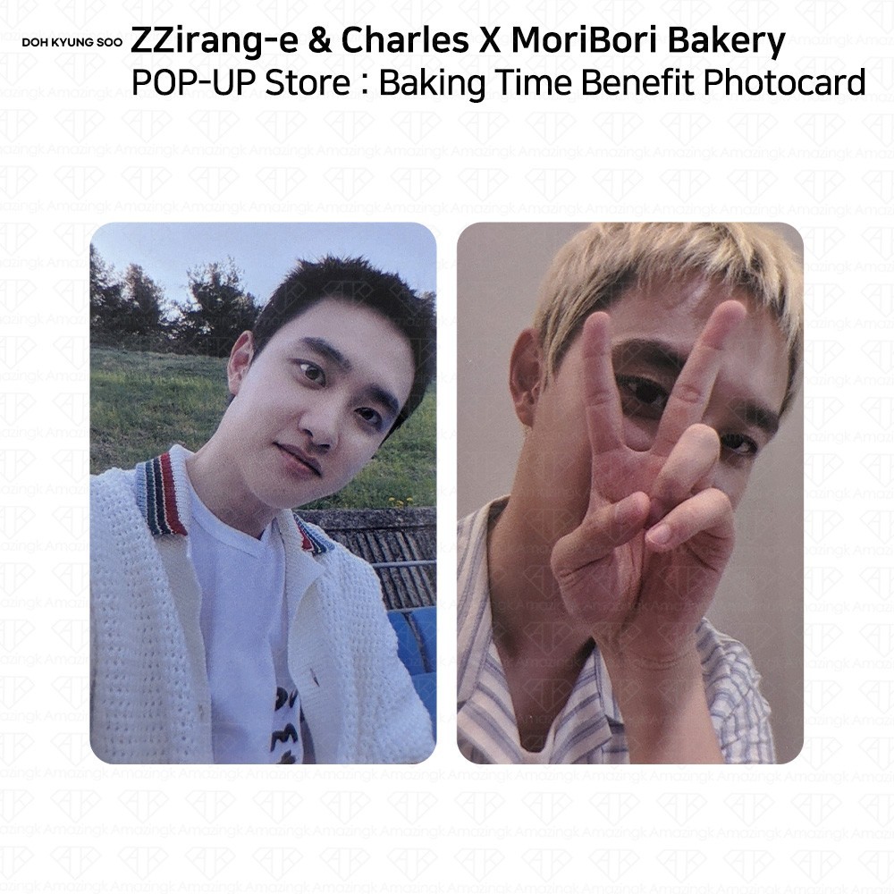 EXO KYUNGSOO D.O ZZirang-e & Charles X MoriBori Bakery POP-UP