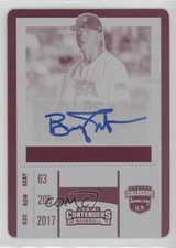 2017 Panini Elite Extra Edition Printing Plate Magenta 1/1 Bryce Tucker i4d