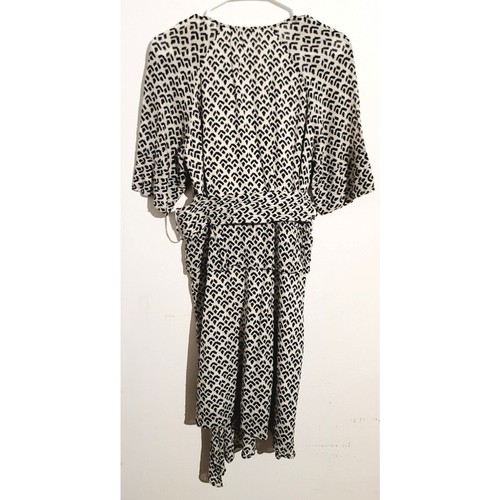 Vestido envolvente Apiece Apart Lucia con pistas inversas negro crema XS - Imagen 4 de 15