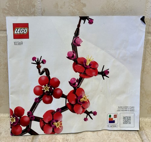 Lego Botanicals Plum Blossom 10369 Instructional Manual ONLY - Picture 1 of 4