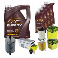 Mann Inspektionspaket 9L Mannol Energy 5W-30 FüR Audi A6 Allroad 4.2 FSI Quattro