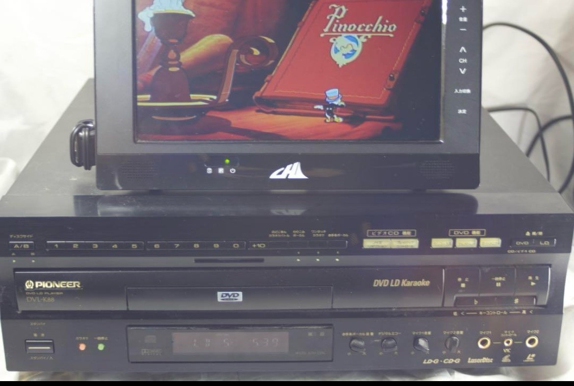 Pioneer DVD LDプレイヤー DVL-K88 Pioneer DVL-K88 DVD/LD/CD Compatible Laser Disc Player Black