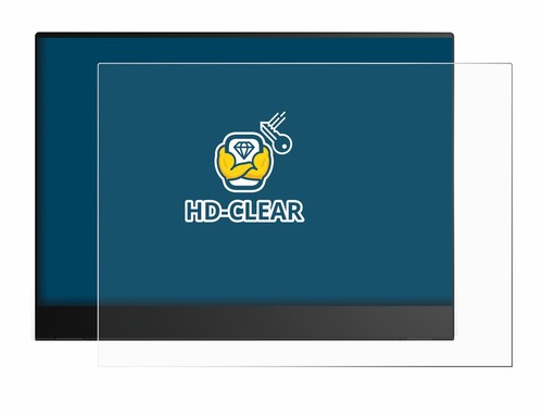 Display Schutz Folie für Lenovo ThinkVision M14t Gen 2 Zubehör Transparent - Bild 2 von 7