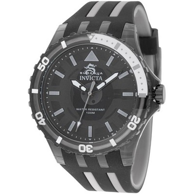 【新品】INVICTA SUBAQUA インビクタ紳士腕時計 69447 Invicta Men's Watch Subaqua Quartz Black and Grey Silicone Rubber