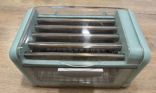 Nostalgia Hot Dog Roller & Bun Warmer; Aqua