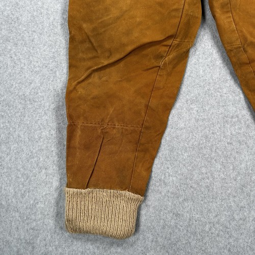 Vintage WeatherBak Pants Mens Large Wool Cuff Workwear Insulated Hunting 50s - Picture 5 of 18