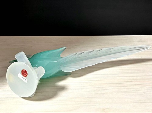 Archimede Seguso Murano Hand-Blown Glass Bird Figurine w/ Original Box - Picture 8 of 11