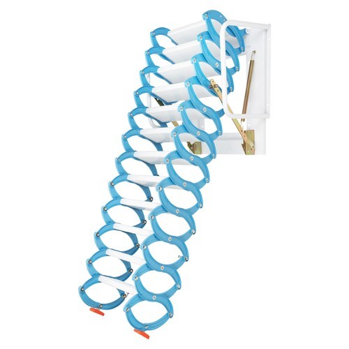 Dachbodenleiter Wandleiter Klapptreppe 12 Stufen Ausziehleiter - Bild 9 von 10