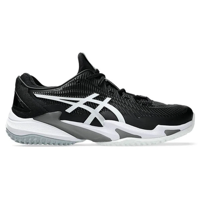 シューズ(男性用) ASICS COURT FF3 OC Asics Court FF 3 OC Men's Shoes White Black 1041A369 Size 12.5 US