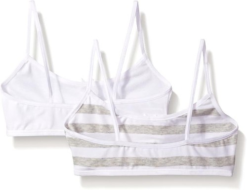 Hanes Girls Training Bra Bralette~HG24~Pullover Sports Racerback~2 Pack S NWT - Picture 4 of 24