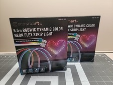 [2]EcoSmart 6.5ft RGBWIC Dynamic Color Changing Dimmable Linkable Plug-In+Remote