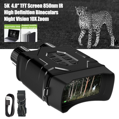 5K Night Vision Binoculars 10X Zoom 850nm Infrared Hunting Telescope IR Camera - Picture 9 of 20