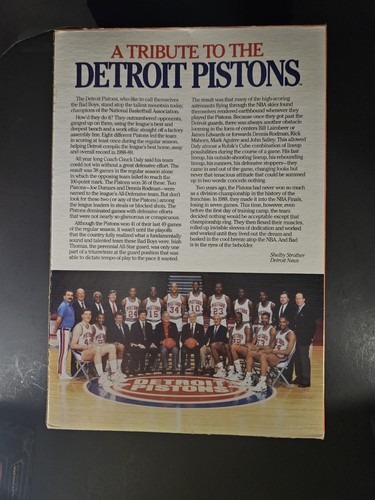 Camiseta 1989 Detroit Pistons Bad Boys Plus 1989 Wheaties caja de cereales campeones de la NBA - Imagen 14 de 18