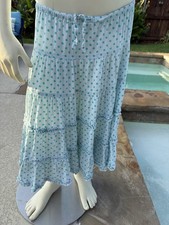 Mini Boden Polka Dot Ruffle Long Skirt - Play - Size 7 8