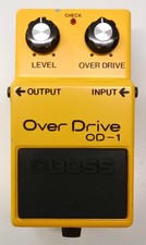 BOSS OD-1 Over Drive Guitar Effects Pedal MIJ 1981 #105 JRC 4558D with Box PSA