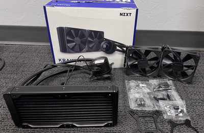 NZXT KRAKEN 240 Liquid CPU Cooler Model RL-KN240-B1 for Intel and AMD AM4/AM5
