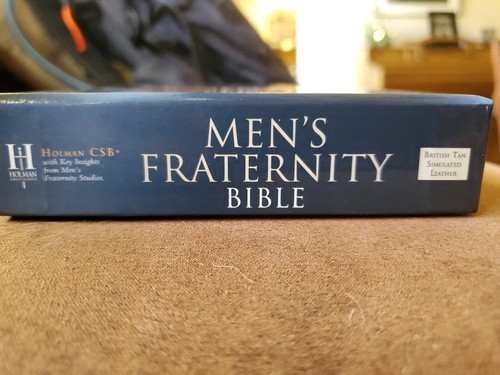 CSB MEN'S FRATERNITY BIBLE-Authentic Manhood-CHRISTIAN STANDARD-Holman Brand New - Picture 4 of 4