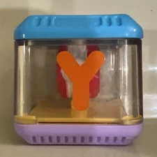 VINTAGE FISHER PRICE PEEK A BLOCKS SENSORY REPLACEMENT BLOCK LETTER Y YO-YO
