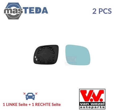 0323838 AUßENSPIEGEL SPIEGELGLAS PAAR VAN WEZEL 2PCS NEU OE QUALITÄT