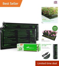 Seedling Heat Mat 2 Pack Waterproof Durable Indoor Gardening 10x20