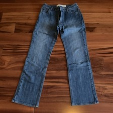 Womens Gap Cotton Spandex Stretch Boot Cut Blue Jeans Size 8, Ins 30" EUC