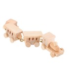  Mini Train Toy Wooden Miniature Train Ornament Doll House Decorative Mini Train