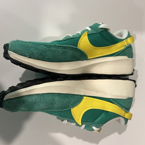 Zapatillas Nike Waffle Debut Vintage WMNS DX2931-300 Stadium Verde/Opti Amarillo - Imagen 6 de 14